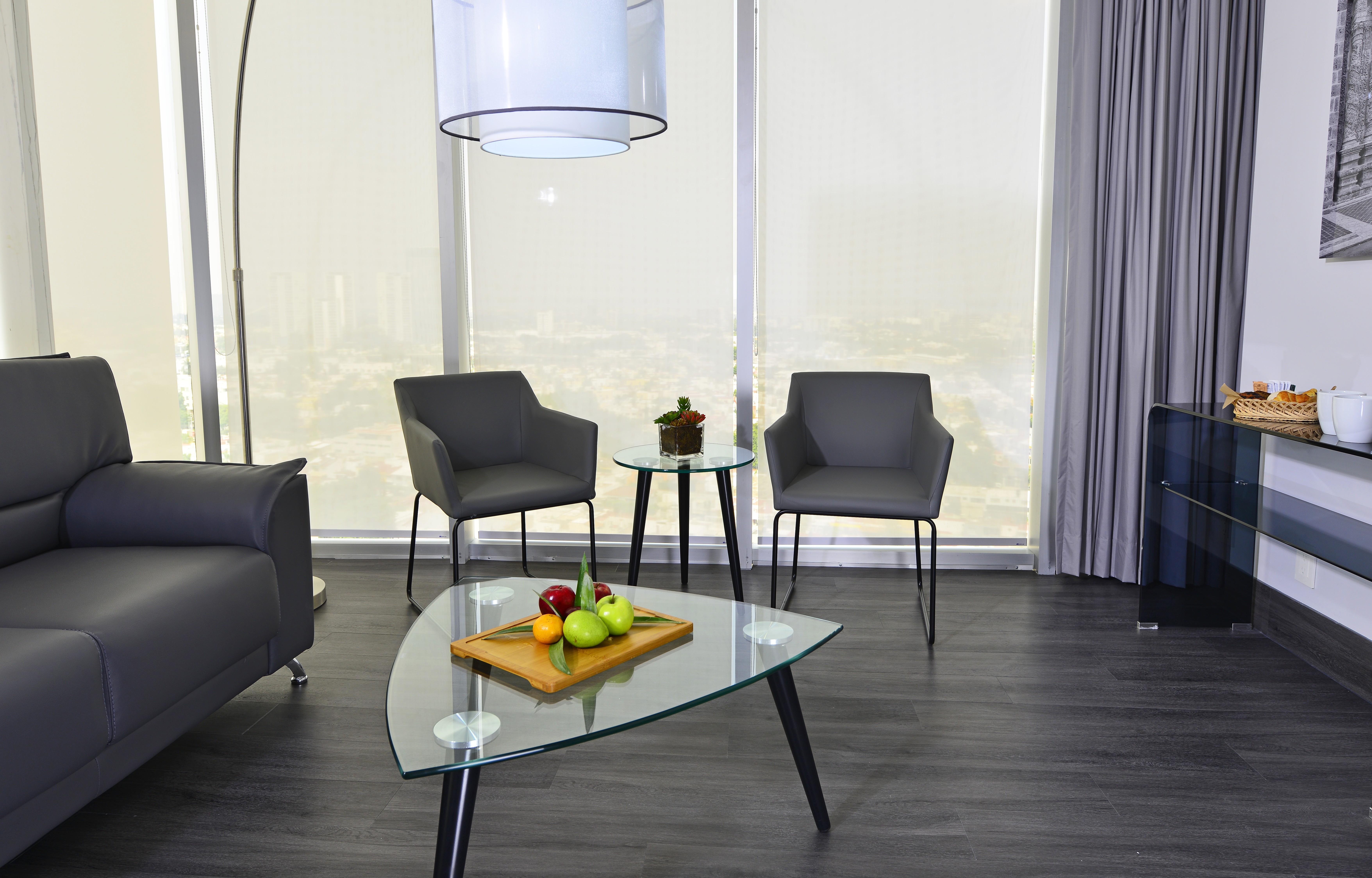 Baruk Guadalajara Hotel De Autor Экстерьер фото A room with a floor made of wood-look tile